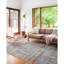 Tapis bleu / brun Dallyce-546097973
