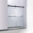 Spezia 60 - 64" W x 76" H Double Sliding Semi- Frameless Shower Door-64619157