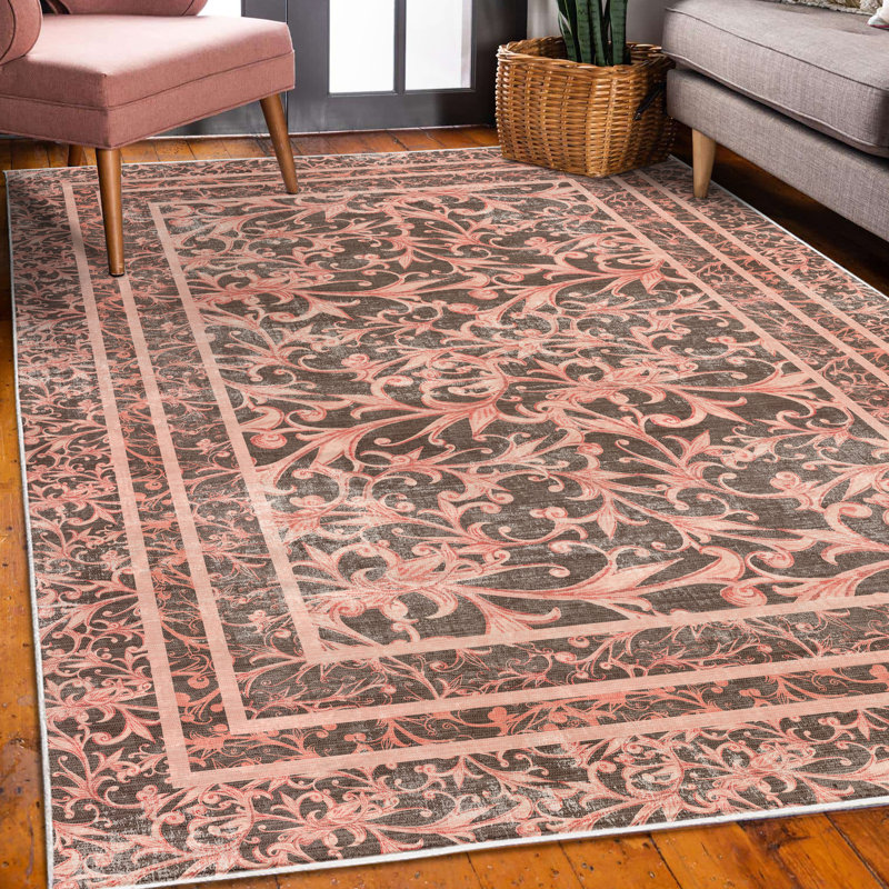 Tapis décoratif en ji, Rectangle 4 pi x 5 pi 5 po