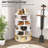 24 Pair Rotating Shoe Rack, 5-Tier Shoe Storage Shelf-383115617
