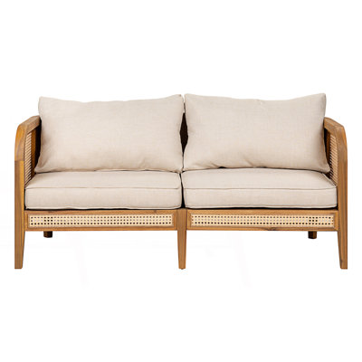 Outdoor Patio Cushioned Sofa
