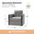 Nicha 31.25W" Modern Down-filled Solid Wood Swivel Barrel Chair-671930154