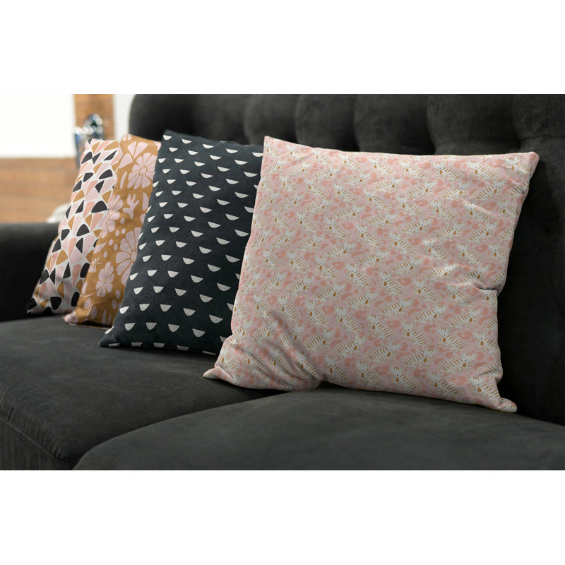 Ensemble de housse de coussin carré 4 pièces, 20 po X 20 po