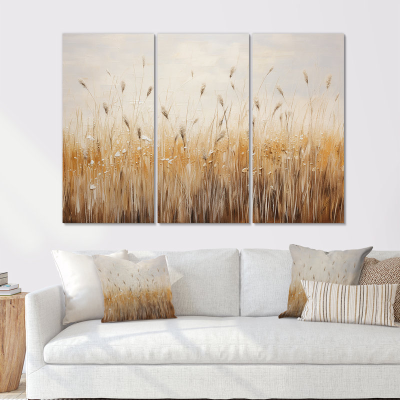 Ensemble de prairies prairies majestueuses, Toile tendue, H 40 po x l 60 po x P 1 po