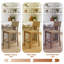 Cledia 21" Wide Rustic Farmhouse Style Solid Wood Ratten Seat Counter Stool