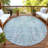Machine Washable Indoor/Outdoor Jozwiak ACN2382 Circles Rug-240149820