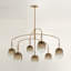 Lustre large en laiton patiné Troy Lighting-114642109-114642111