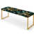 Gold And Green Luxury Damask Pattern sélectionné