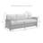 80.5'' Wide Metal Patio Sofa with Cushions-1098851431-1139360167