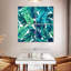 Harnek Turquoise Tropical Leaves-109040238