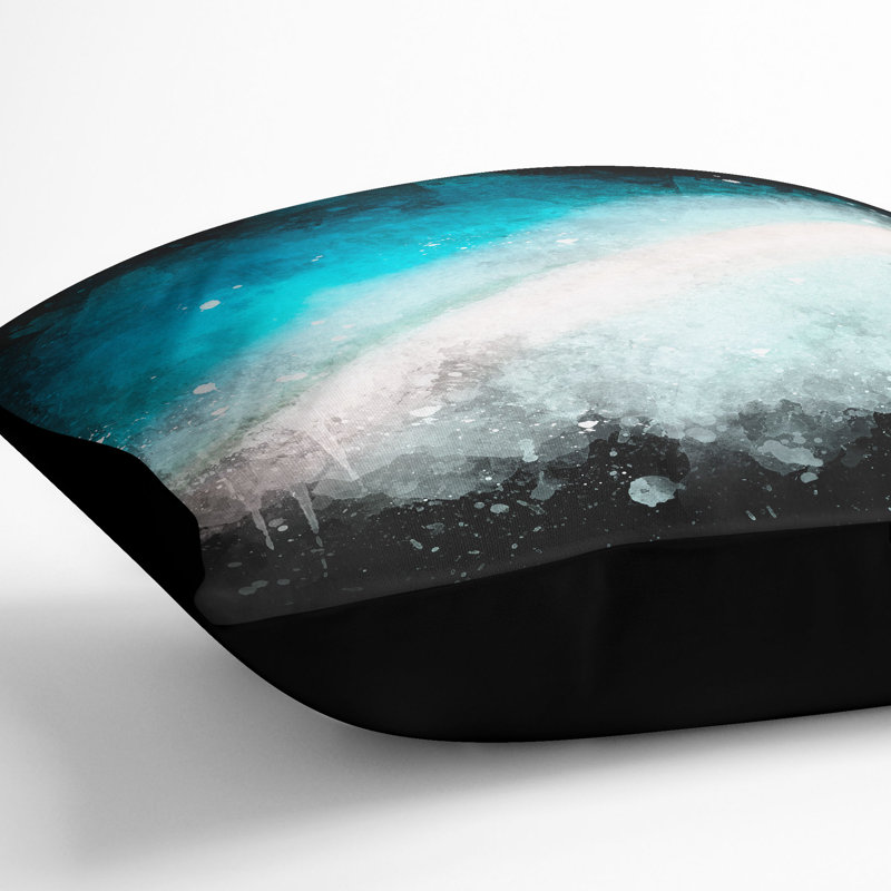 Square Cushion, Black, 40cm H x 40cm W x 15cm D