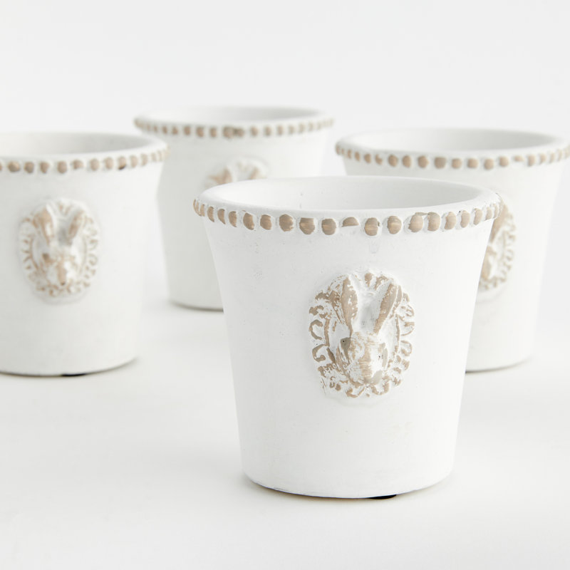 CLASSIC LAPIN MINI POTS, ENSEMBLE DE 4