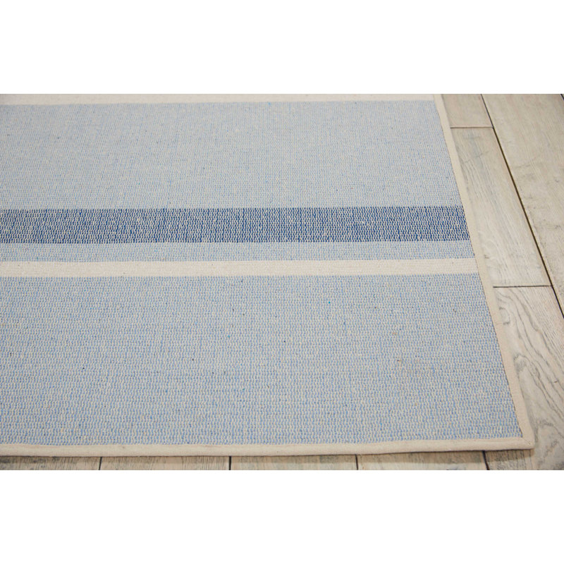 Striped Indoor Rug, Rectangle 4' x 6'