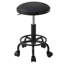 Height-Adjustable PU Leather Round Salon Rolling Stool-298413344-298413373