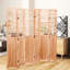 6 paravents pliants en bois naturel, 82,8 po x 65 po, avec charnières en métal l 65 po, intérieur