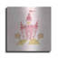 Art mural en métal luxueux «Pretty Princess Castle» par Farida Zaman, 12 po x 12 po-335701514