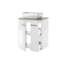 George-William 600mm Wall Mounted Single Bathroom Vanity with Manufactured Wood Top-1962298869