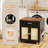 Litter Box Enclosure, Cat Litter Box Furniture Hidden 23.6" L X 17.7" W X 25.98" H