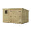 Shiplap Pent Wooden Shed-661815049