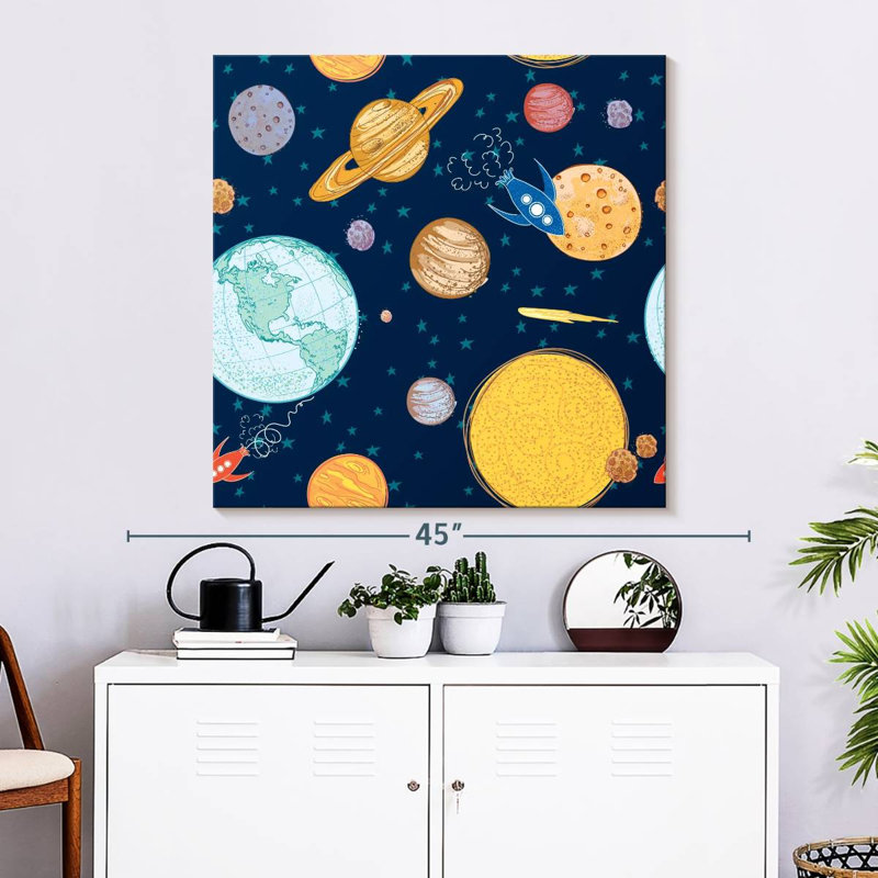 Oberle Space Journey Pattern, 33'' H x 33'' W