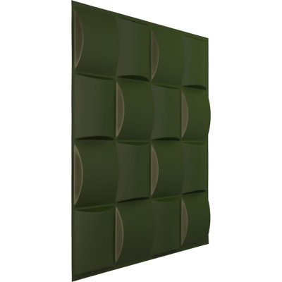 19 5/8"W x 19 5/8"H Baile EnduraWall Decorative 3D Wall Panel, UltraCover (Covers 2.67 Sq. Ft.)