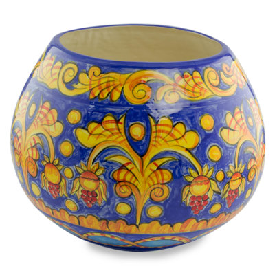 Vase en céramique à fleurs bronzées Darby Home Co
