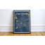 «Fort Worth City Map», reproduction d'impression sur affiche en bleu-24705709