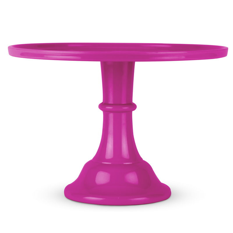 Présentoir à gâteaux en mélamine, Fuchsia