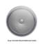 Lavabo de salle de bain rond moderne en béton 15 pouces, pour salle de bain