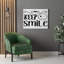 Keep Smile - Wrapped Canvas Print