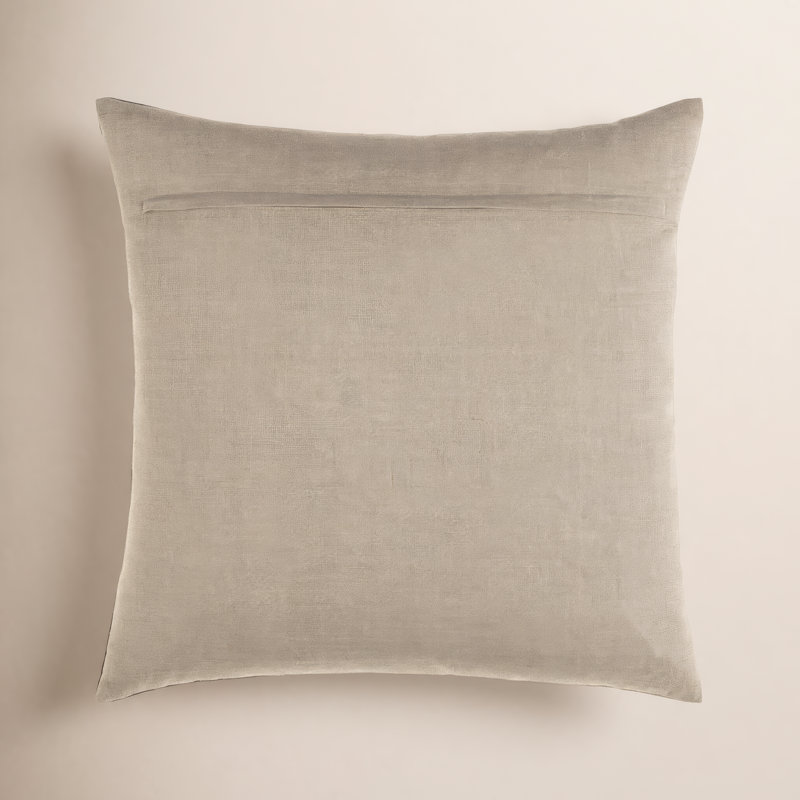 Hegg Striped Linen Reversible Throw Pillow, 20" H x 20" W, Down