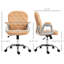 Chaise de bureau en molleton Teddy-1521760843