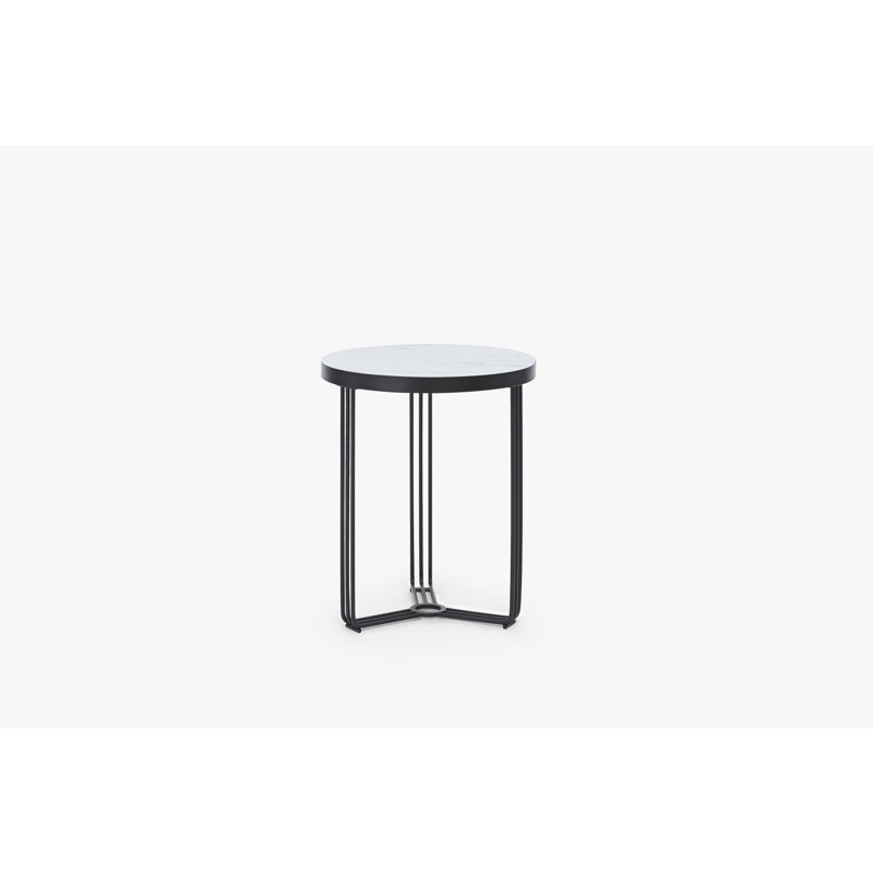 Ariss Frame End Table, Black