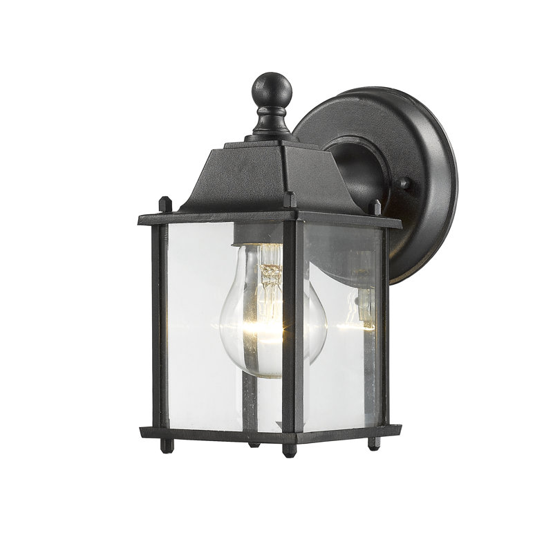 Lanterne murale d’extérieur noire 1 ampoule Digennaro