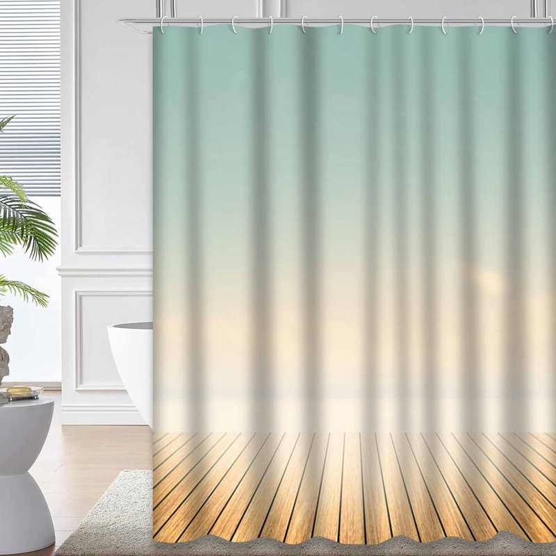 Rideau de douche Luxury Sunset Beach, L 72 po x l 72 po