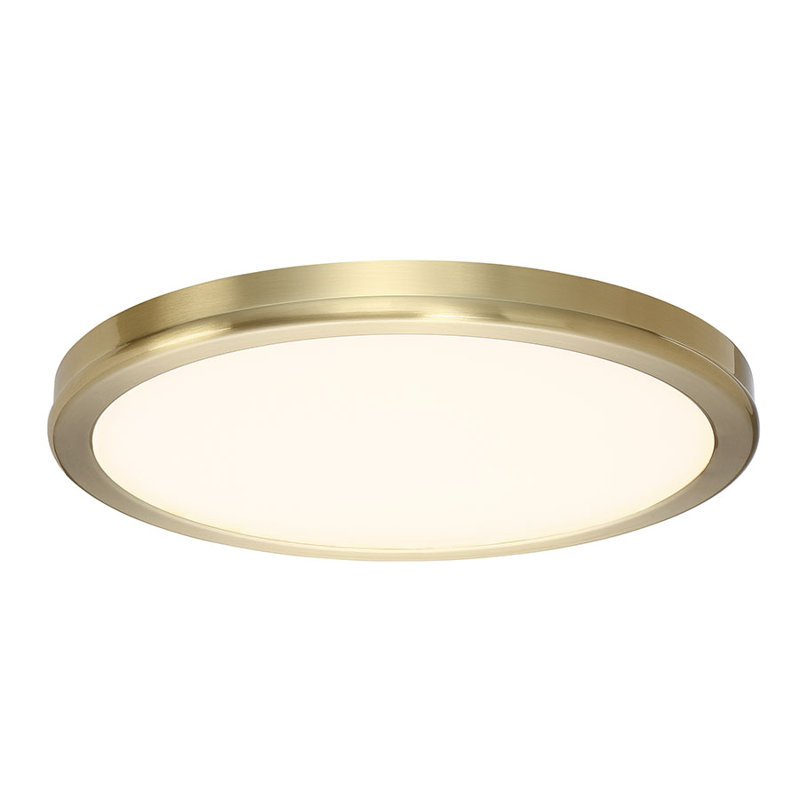 Plafonnier encastré simple à 1 lumière DEL Guylan, 2700 K