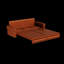 Upholstered Sofa, Pull Out Sofa Bed, Convertible Sleeper Sofa With Nailhead Trim