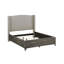 Lit tapissier Capasso Cicero en latte rustique-1239326481