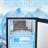 Electactic Electra 80lbs/Day Ice Maker - Commercial, Self-Cleaning, Reversible Door, Adjustable Feet