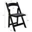 4 chaises pliantes en bois massif - Siège rembourré noir Facile à plier et peu encombrant, confortable pour les occasions intérieures et extérieures de coussin, de cadre, de pli, de salle à manger, de cuisine, de balcon, de fonctions-752884415