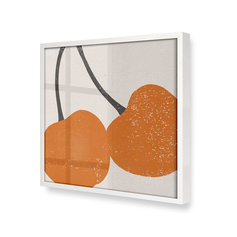 «Essence Of Cherry», Blanc opaque, H 17,5 po x l 17,5 po