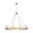 Parker 12 Light Chandelier in Rubbed Brass