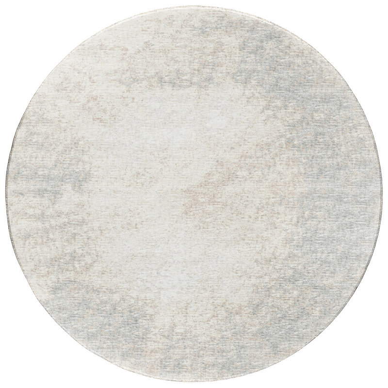 Washable Indoor / Outdoor Rug, Round 8'