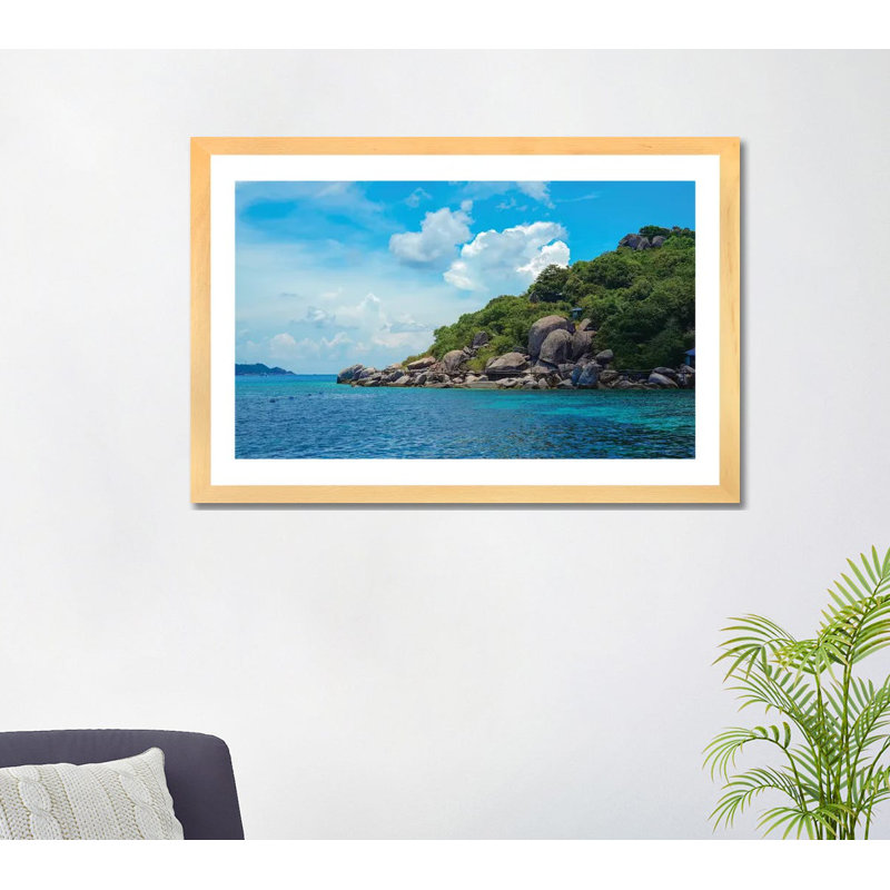Thailande III par Ben Heine - reproduction de photo, H 24 po x l 32 po x P 1 po, Papier encadré blanc, Blanc