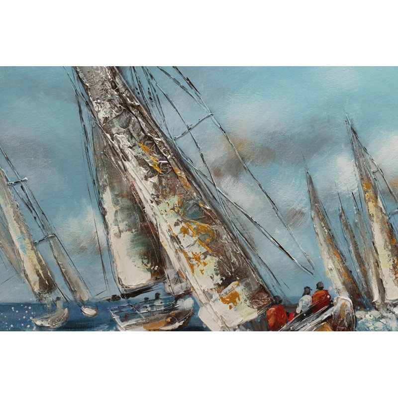 Hand-painted acrylic painting from coast to coast