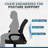 Kryztal Mesh Office Chair, Height Adjustable Desk Chair, Ergonomic Swivel Small Desk Chair with Armrest, Office Chair with Lumbar Support-372636598