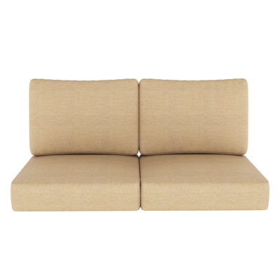 Sunbrella® Outdoor Loveseat Seat / Back Cushion