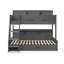 Vedika Triple Sleeper Bunk Bed with Shelves by Mack + Milo-1944174380