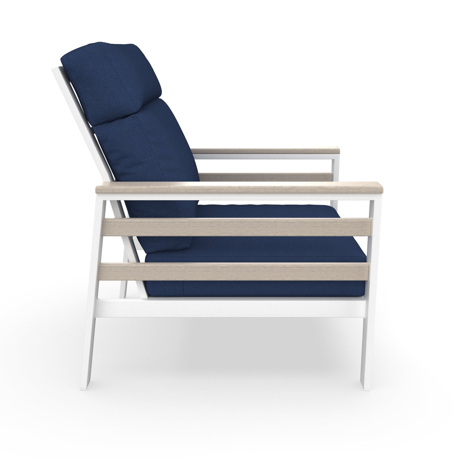 Townsend Sunbrella® Patio Lounge Chair, Canvas Navy