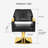 Lohbauer Backed Adjustable Height Ergonomic Active Stool